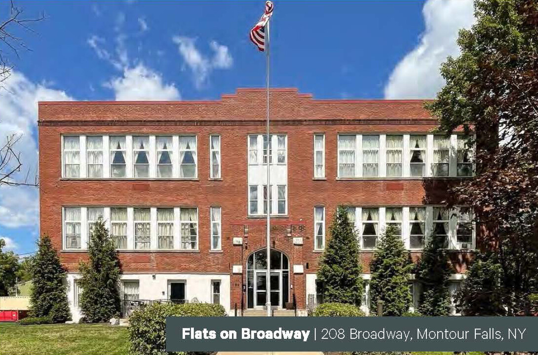 The Flats on Broadway in Montour Falls, NY - Building Photo