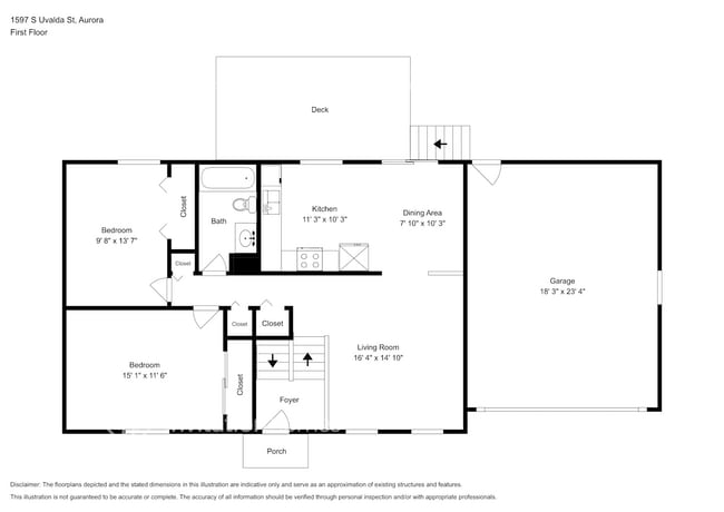 1597 S Uvalda St in Aurora, CO - Foto de edificio - Building Photo