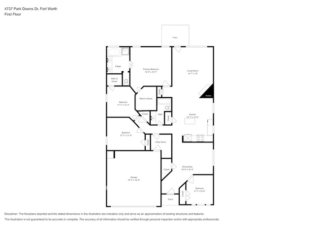 4737 Park Downs Dr in Fort Worth, TX - Foto de edificio - Building Photo