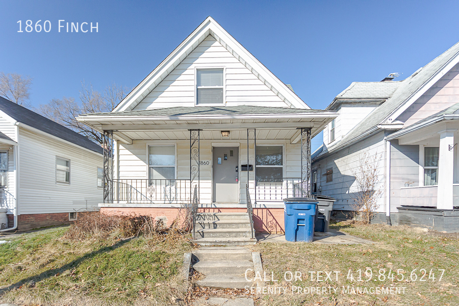 1860 Finch St in Toledo, OH - Foto de edificio