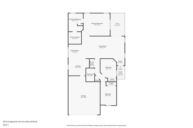 672 E Lovegrass Dr, Unit 6301 in San Tan Valley, AZ - Building Photo - Building Photo