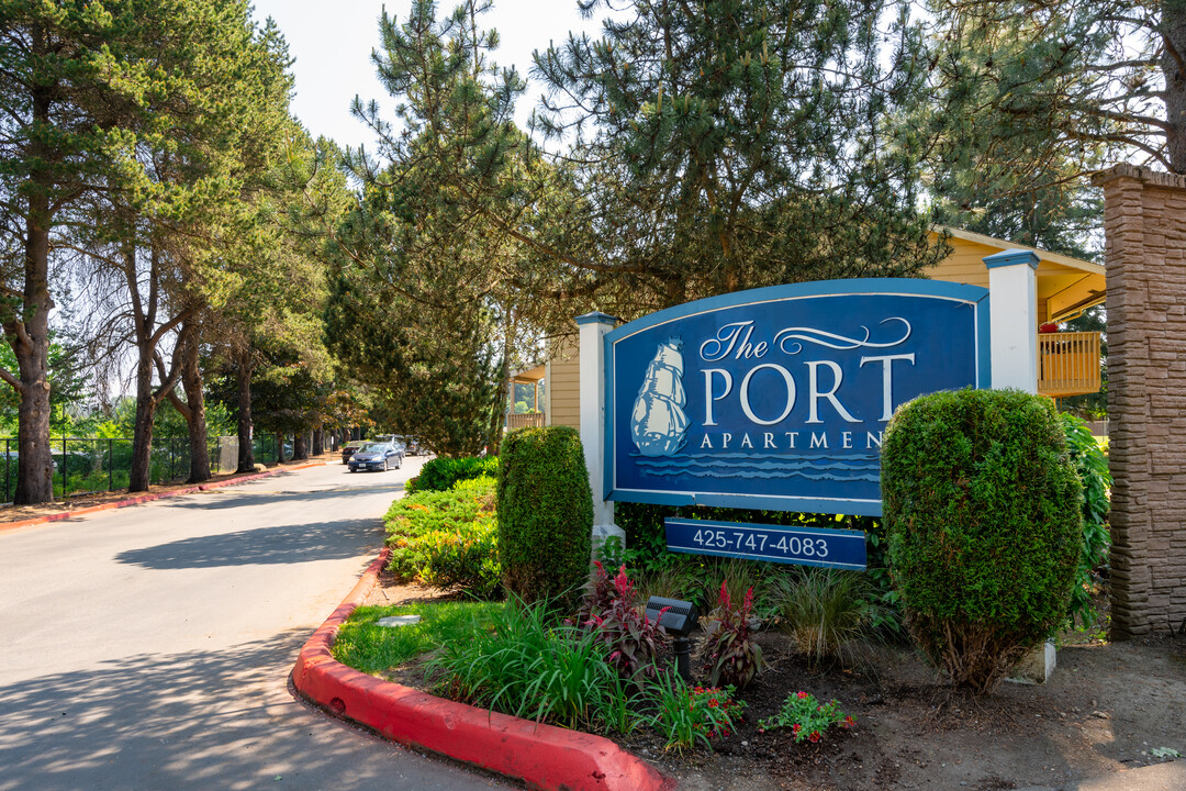 The Port Apartments in Bellevue, WA - Foto de edificio