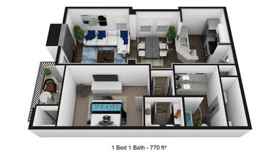 Toscana at Sonterra in San Antonio, TX - Foto de edificio - Floor Plan