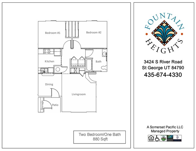 Fountain Heights Apartment in Saint George, UT - Building Photo - Floor Plan