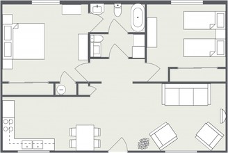 North Point and Hallmark Apartments in Lexington, NC - Foto de edificio - Floor Plan