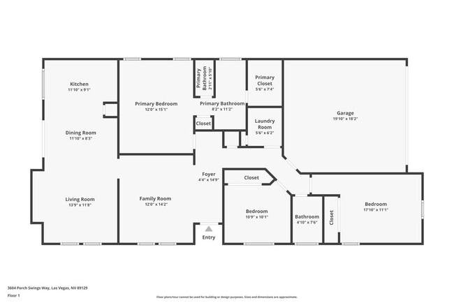 3604 N Porch Swings Way in Las Vegas, NV - Building Photo - Building Photo