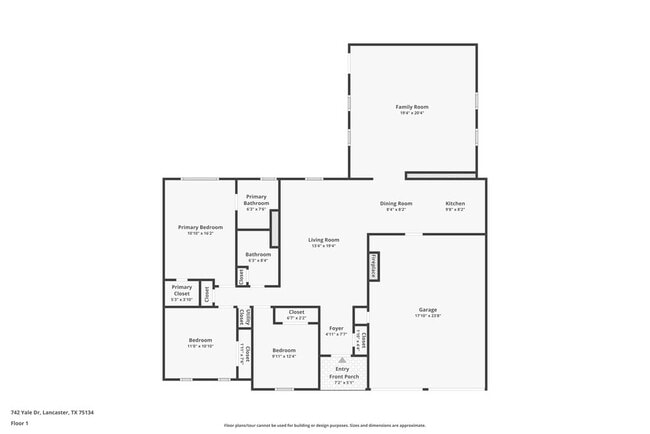 742 Yale Dr in Lancaster, TX - Foto de edificio - Building Photo