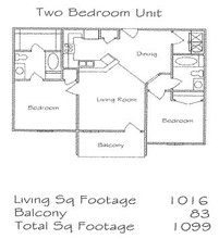 The Fountains of Alvarado in Alvarado, TX - Foto de edificio - Floor Plan