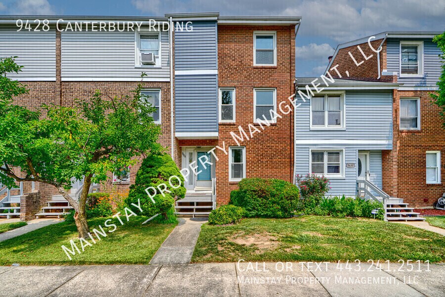 9428 Canterbury Riding in Laurel, MD - Building Photo