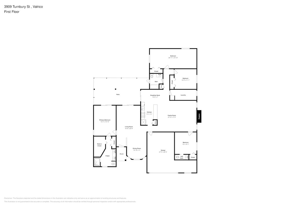 3909 Turnbury St in Valrico, FL - Foto de edificio