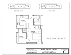 584 Main St in Middletown, CT - Foto de edificio - Floor Plan