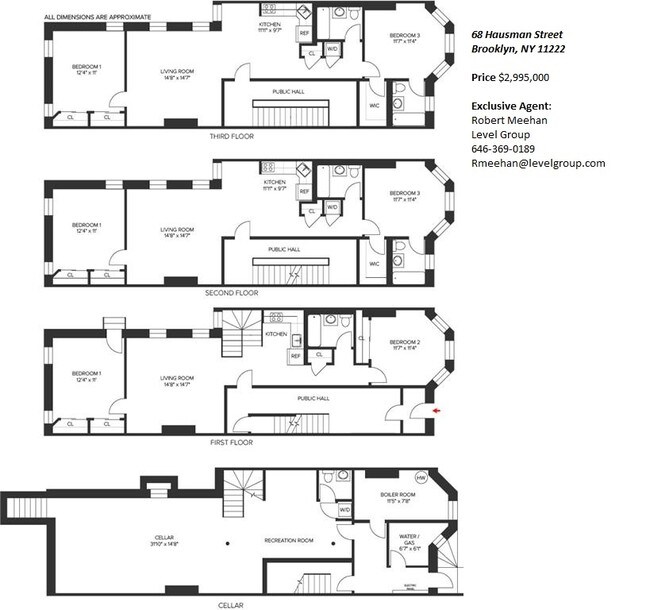68 Hausman St in Brooklyn, NY - Foto de edificio - Building Photo