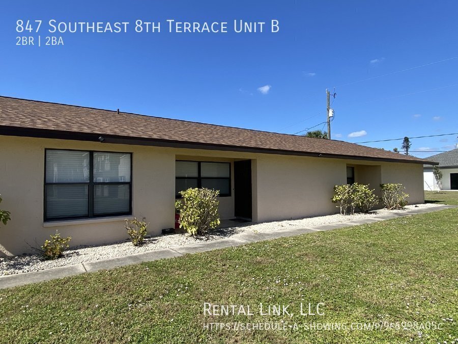 847 SE 8th Terrace in Cape Coral, FL - Building Photo