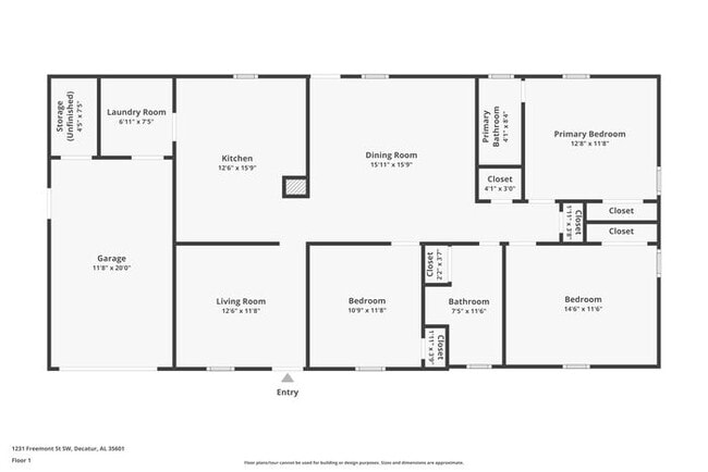 1231 Freemont St SW in Decatur, AL - Building Photo - Building Photo