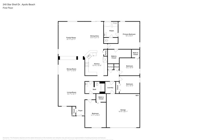 240 Star Shell Dr in Apollo Beach, FL - Foto de edificio - Building Photo