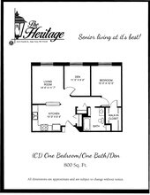 Kiwanis Heritage Inc in East Troy, WI - Building Photo - Floor Plan