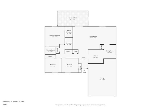 719 Herlong Ct in Brandon, FL - Foto de edificio - Building Photo