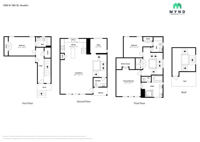 1006 W 18th St in Houston, TX - Foto de edificio - Building Photo