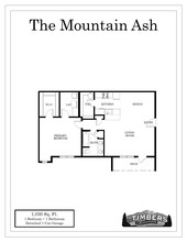 The Timbers II in Spokane, WA - Foto de edificio - Floor Plan