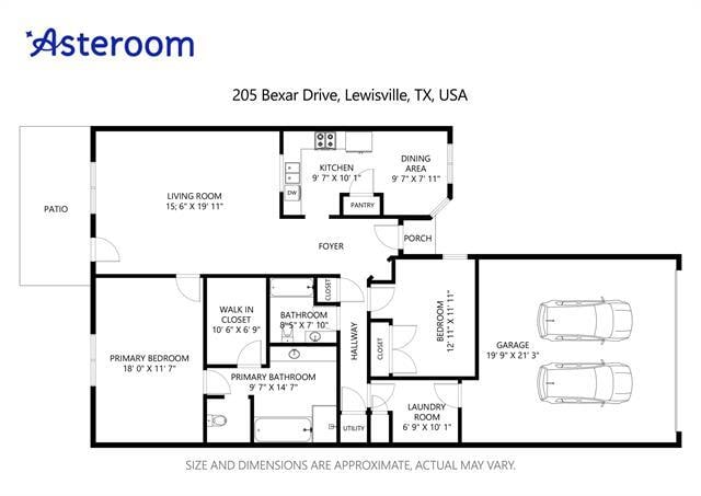 property at 205 Bexar Dr