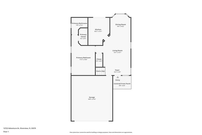 12722 Adventure Dr in Riverview, FL - Foto de edificio - Building Photo