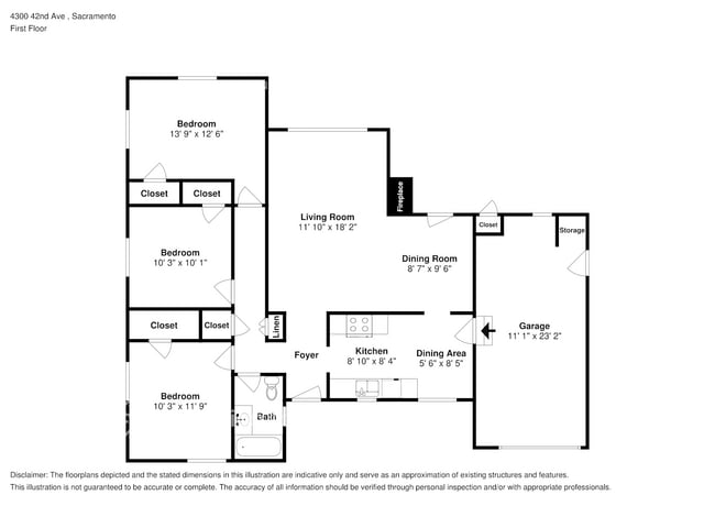 4300 42nd Ave, Unit BSMT 1 in Sacramento, CA - Building Photo - Building Photo