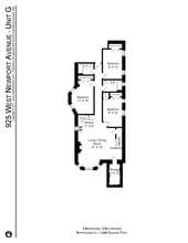 925 W. Newport in Chicago, IL - Building Photo - Floor Plan