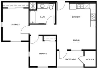 Cypress at Junipers Senior Apartments in San Diego, CA - Foto de edificio - Floor Plan