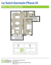 Le Saint Germain at Dieppe Villages in Dieppe, NB - Building Photo - Floor Plan