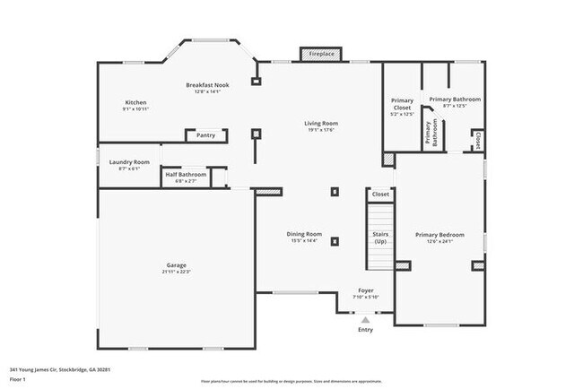 341 Young James Cir in Stockbridge, GA - Foto de edificio - Building Photo