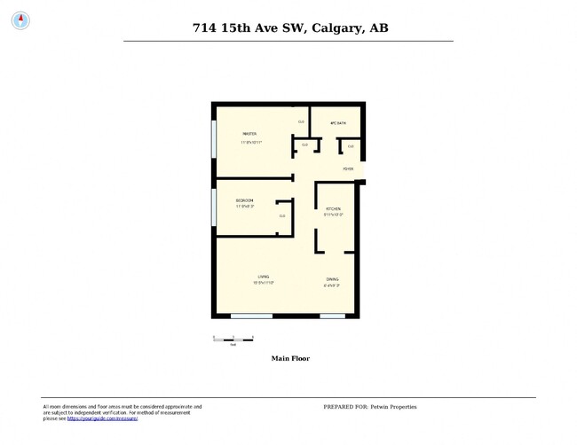 714 on 15th in Calgary, AB - Building Photo - Floor Plan