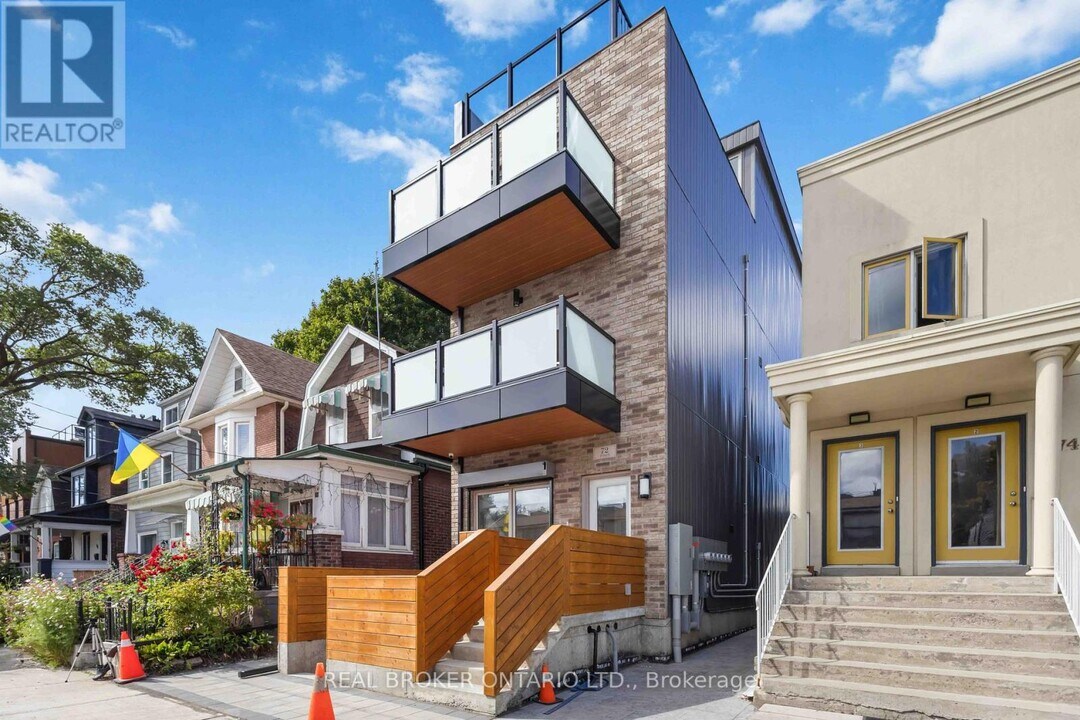72 Jones Ave in Toronto, ON - Building Photo