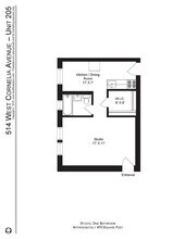 514 W Cornelia Ave, Unit 205 in Chicago, IL - Foto de edificio - Building Photo