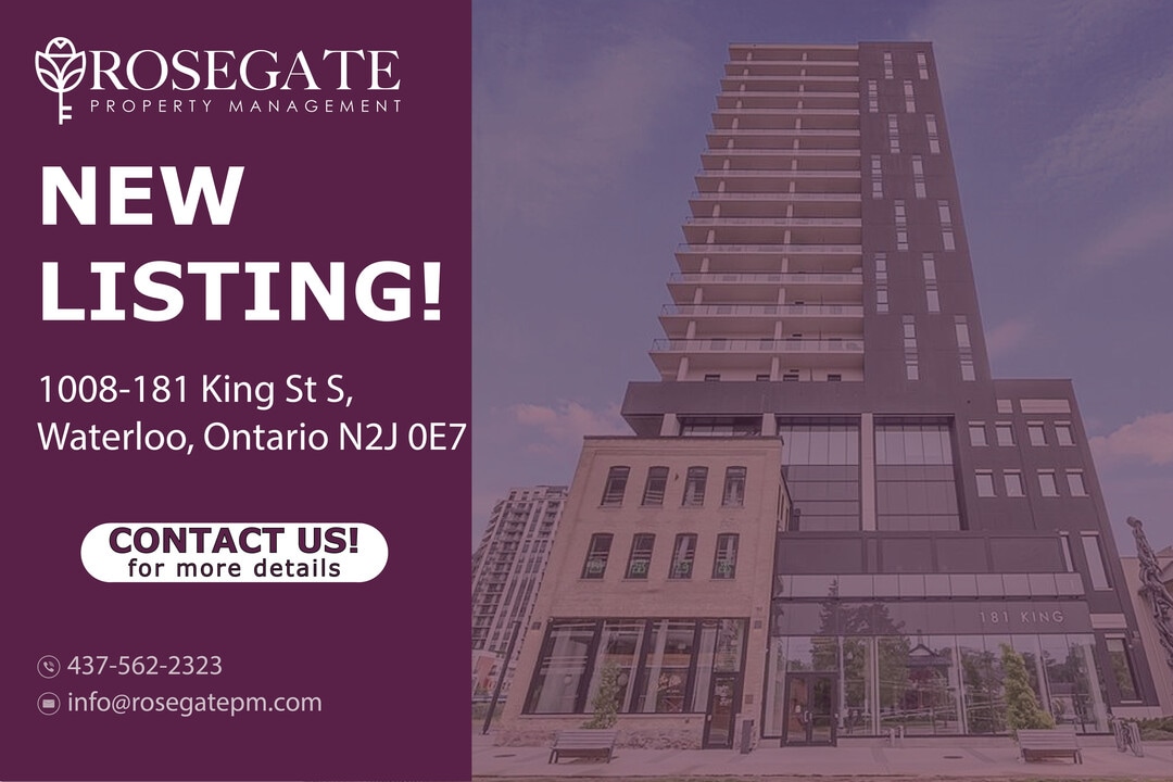 181 King St S in Waterloo, ON - Building Photo
