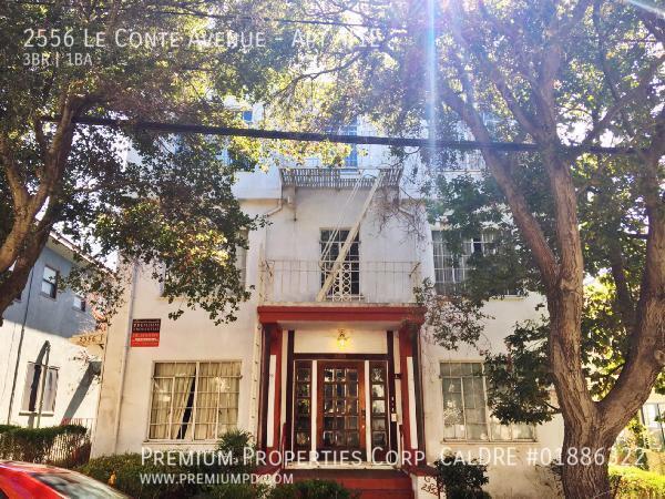 2556 Le Conte Ave in Berkeley, CA - Building Photo