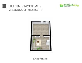 Delton Townhomes in Edmonton, AB - Building Photo - Floor Plan