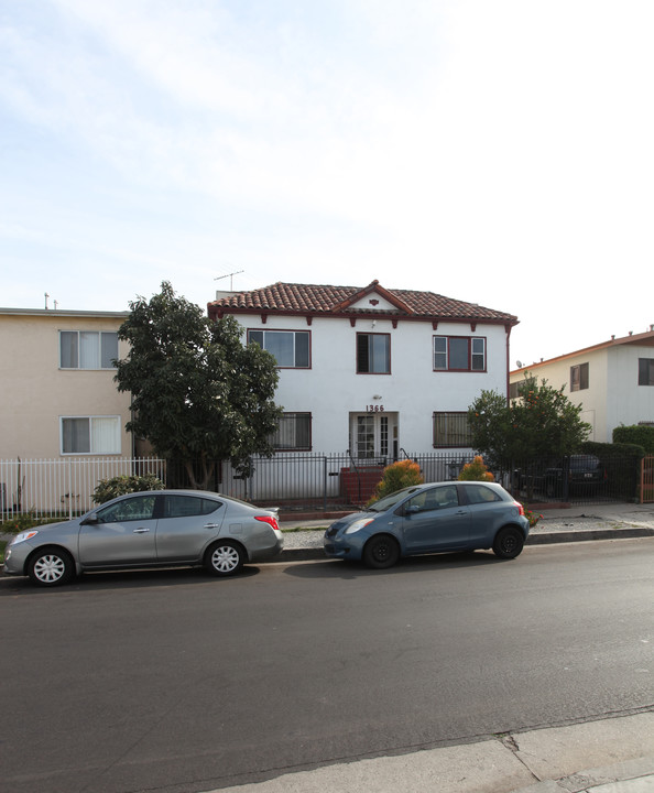 1366 N Serrano Ave in Los Angeles, CA - Building Photo