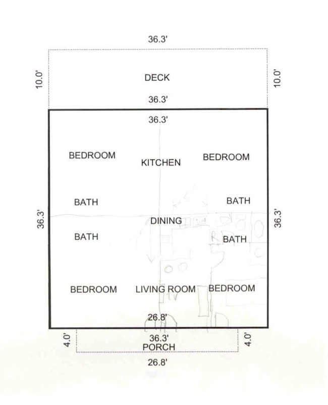 701-703 N Woodward Ave in Tallahassee, FL - Building Photo - Floor Plan