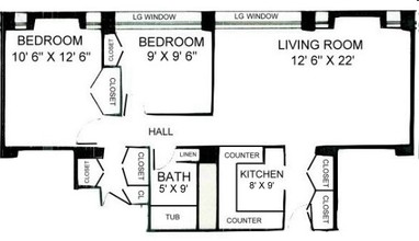 Longwood Galleria Apartments in Boston, MA - Foto de edificio - Floor Plan