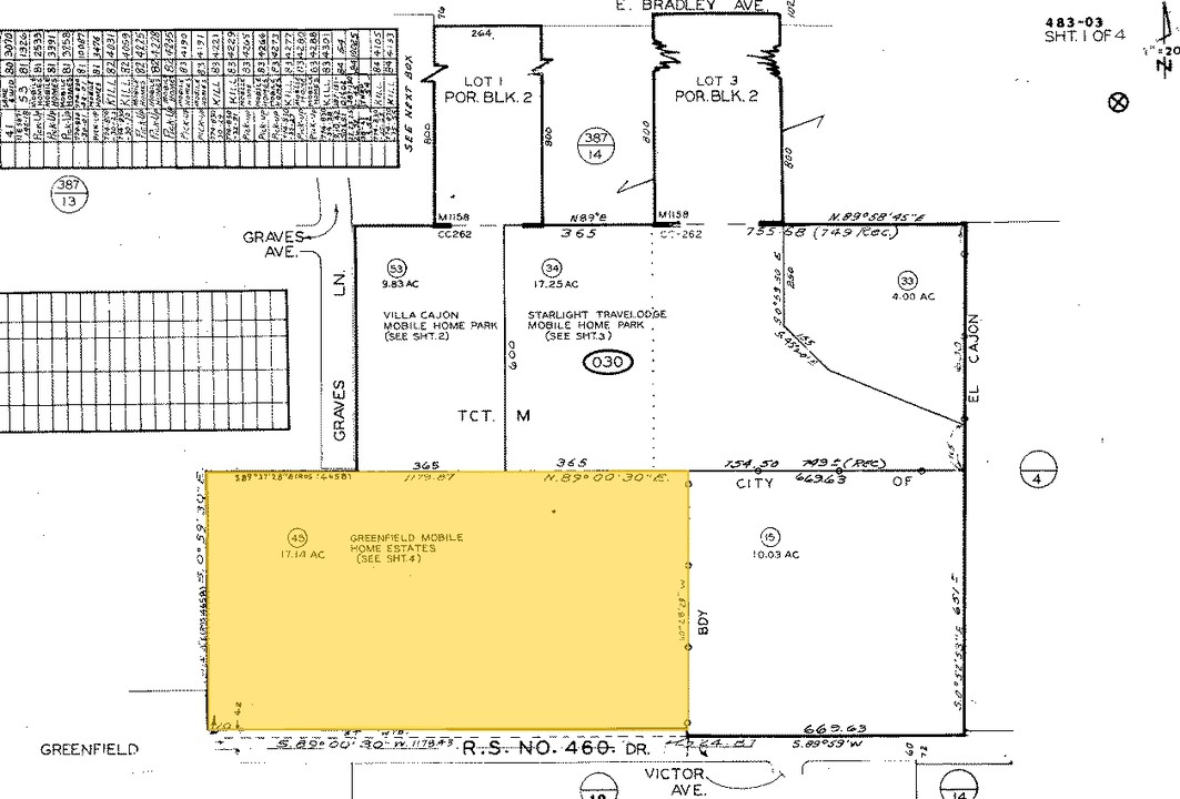 Greenfield Mobile Home Estates in El Cajon, CA - Foto de edificio