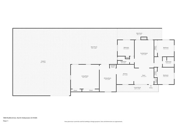 7800 Radford Ave in Los Angeles, CA - Foto de edificio - Building Photo