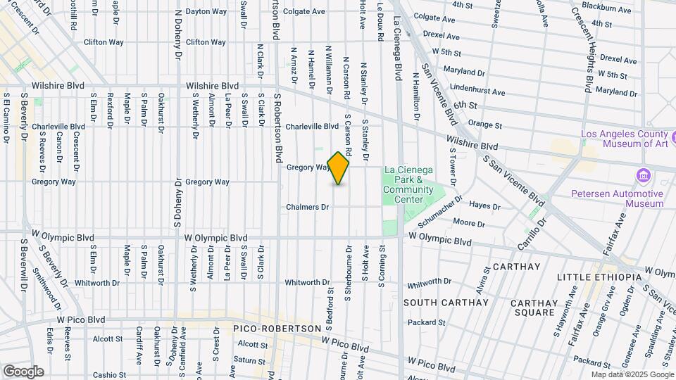 836 S Bedford St Mapa y Detalles de la Ubicación