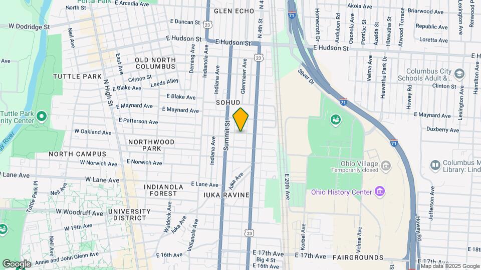 385 E Oakland Ave, Unit C Map and Location Details
