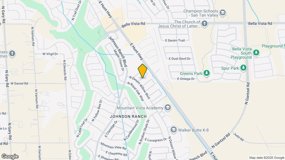 595 E Renegade Pl Map and Location Details