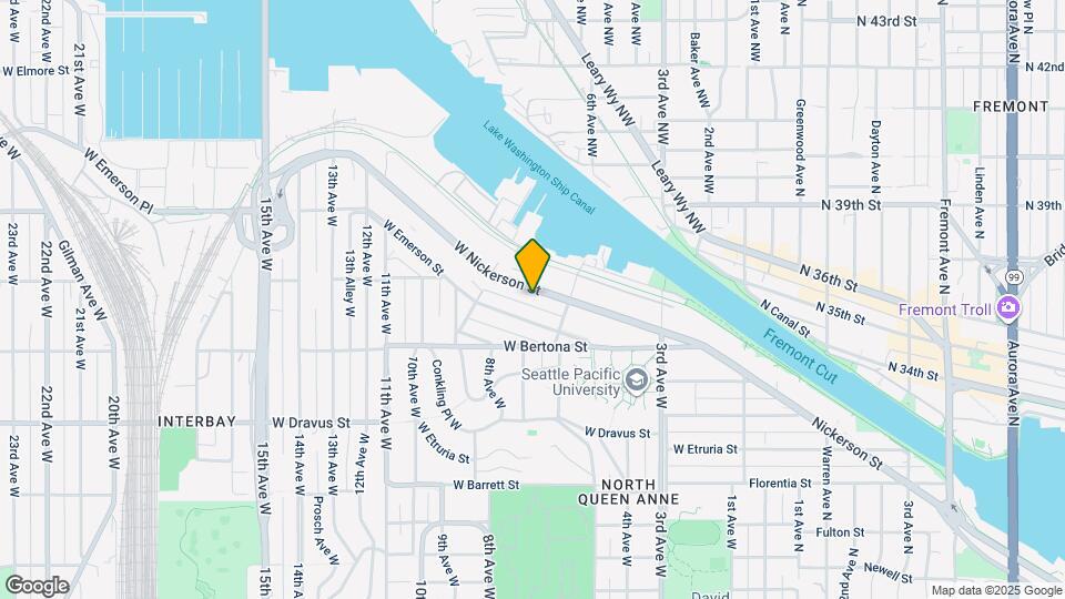629 W Nickerson St Map and Location Details