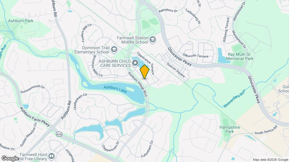 21105 Mossy Glen Terrace Map and Location Details