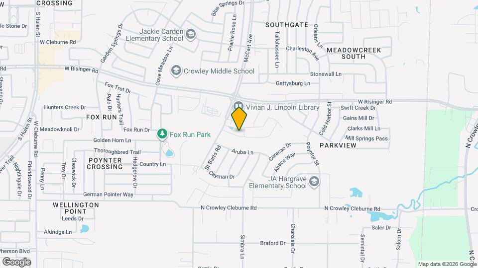 3408 Valley Bend Dr Map and Location Details