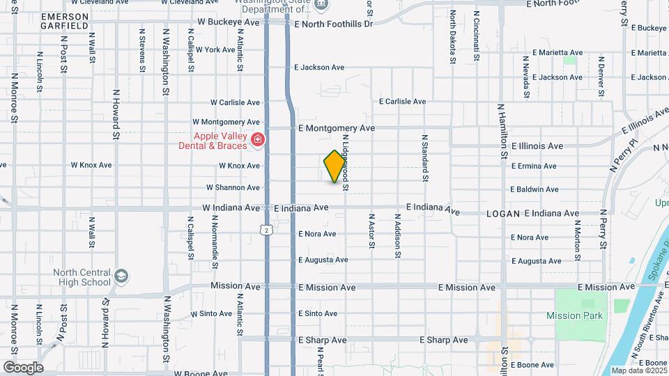 218 E Baldwin Ave Mapa y Detalles de la Ubicación