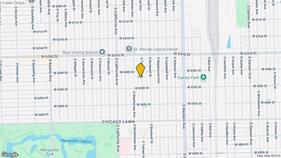 6424 S Talman Ave, Unit 2 Map and Location Details