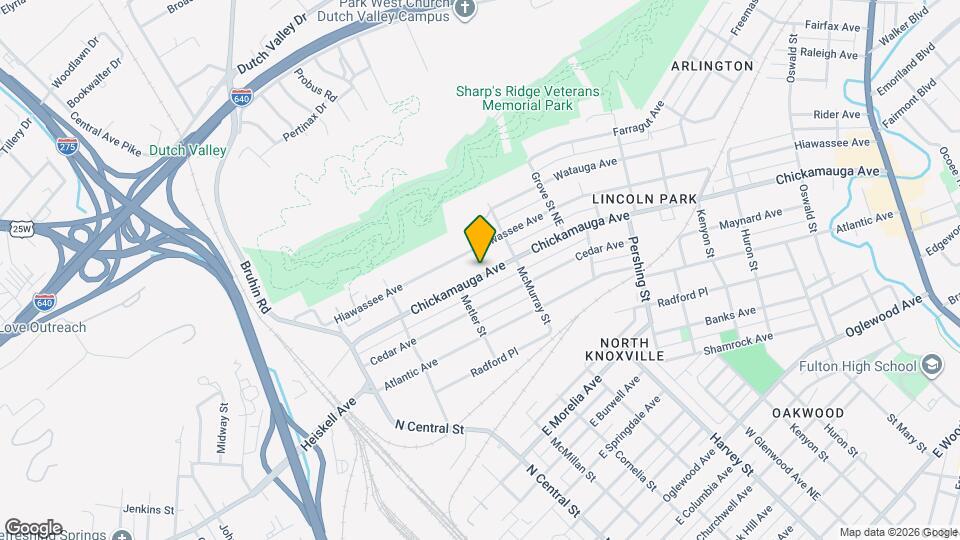 323 Chickamauga Ave Map and Location Details